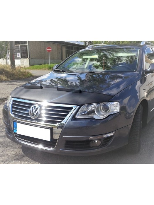 Volkswagen Passat B6 3C  – kožený kryt/potah kapoty, vzhled carbon 